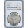 Image 1 : 1885 USA Morgan Silver Dollar