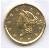 Image 2 : 1852 USA $1 Gold Coin