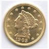 Image 2 : 1905 USA $2 1/2 Gold Coin