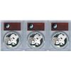 Image 1 : 2019 China Silver Panda - First Strike - Lot of 3