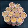 Image 2 : Canada Brinks Wrapped One Cent Rolls - Lot of 12