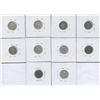 Image 2 : Silver Five Cents Collection of 10 Coins