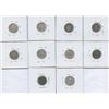 Image 2 : Silver Five Cents Collection of 10 Coins