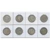 Image 2 : Canadian Silver Fifty Cents - Lot of 8 Coins