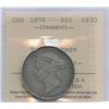 Image 1 : 1870 Fifty Cents - L.C.W.