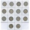 Image 2 : Canadian Silver Fifty Cents - Lot of 14 Coins