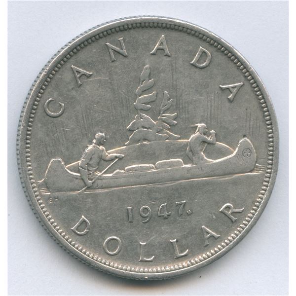 1947 Silver Dollar - Maple Leaf