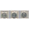 Image 1 : Canada Proof Like Silver Dollars - Lot of 3 ICCS Graded