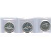 Image 2 : Canada Proof Like Silver Dollars - Lot of 3 ICCS Graded