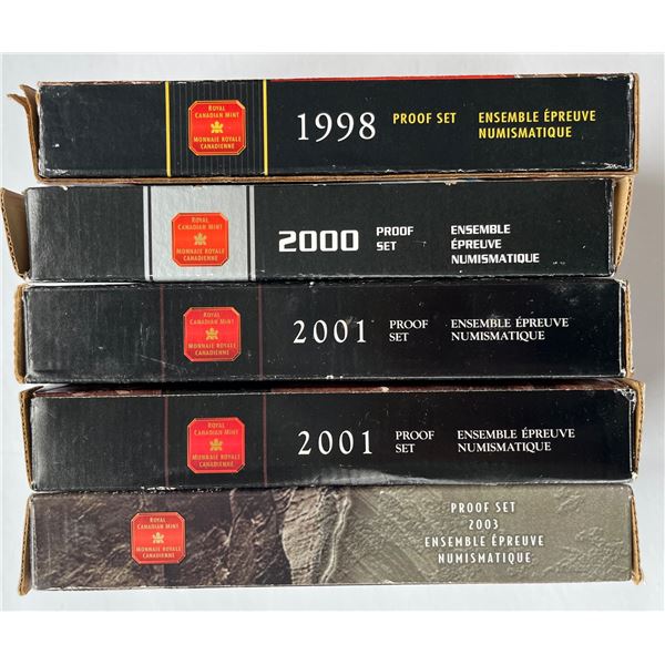 1998 - 2003 Canadian Proof Sets