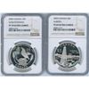 Image 1 : 2005 Alberta & Saskatchewan $5 Fine Silver Duo