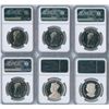 Image 2 : Lot of 6 NGC Graded Canadian Silver Dollars