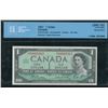 Image 1 : Bank of Canada $1, 1967 - Replacement