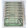 Image 1 : Bank of Canada $1, 1967 - Lot of 7 Consecutives