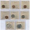 Image 1 : USA - ICCS Graded Coin Lot of 8