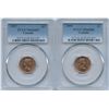 Image 1 : 1957 & 1959 One Cent - PCGS MS-66, Red