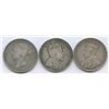 Image 2 : 1872H, 1910 & 1918 Fifty Cents - Lot of 3