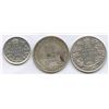 Image 1 : Canadian Coin Lot of 3