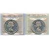 Image 1 : 1956 & 1963 Silver Dollars - ICCS Graded