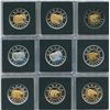 Image 3 : Set of mainly silver proof toonies, spanning 1996-2022