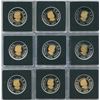 Image 4 : Set of mainly silver proof toonies, spanning 1996-2022