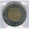 Image 2 : 1996 Canada Toonie Error - Off Centre Core