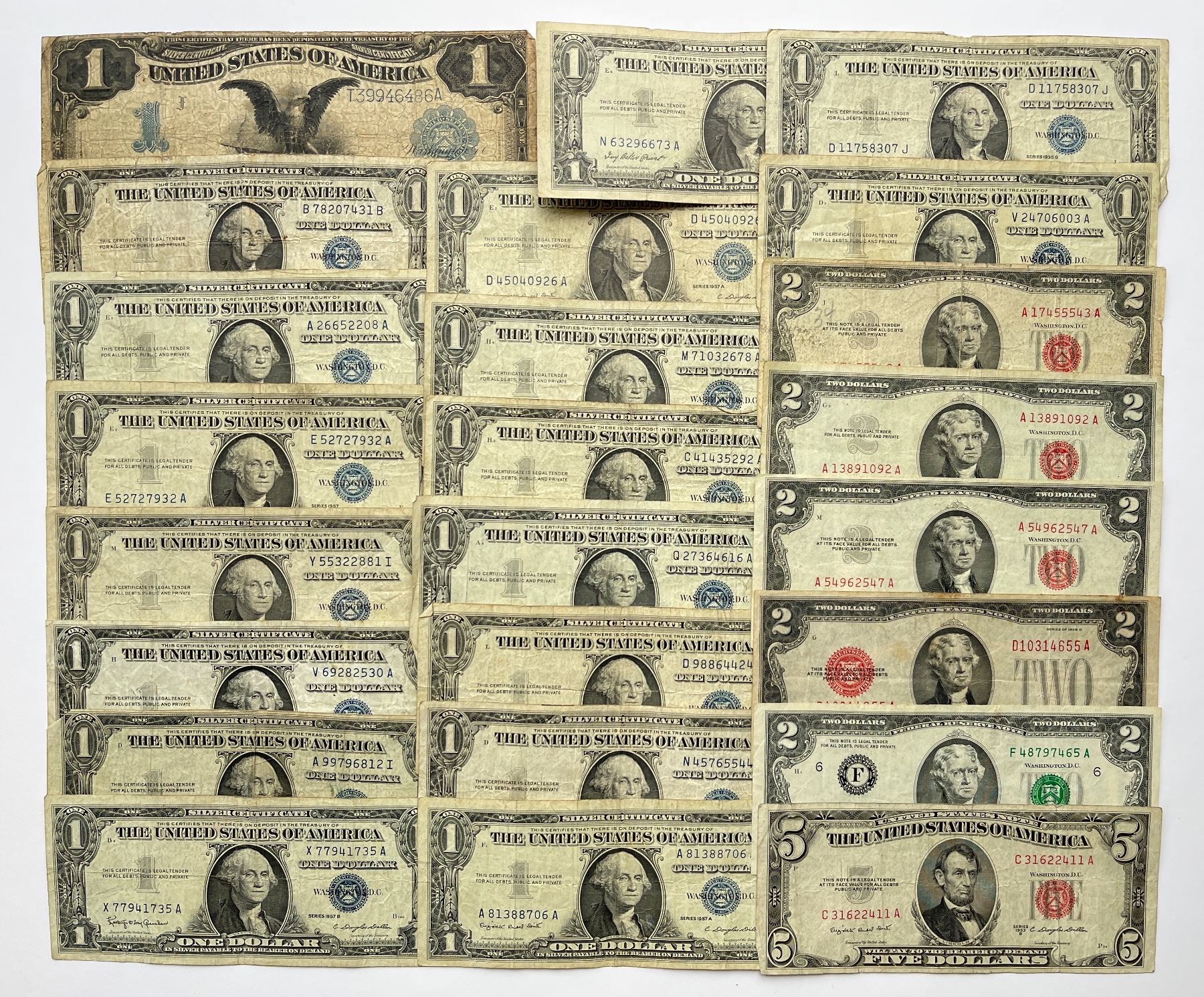 United States - Banknote Lot of 61 Banknotes
