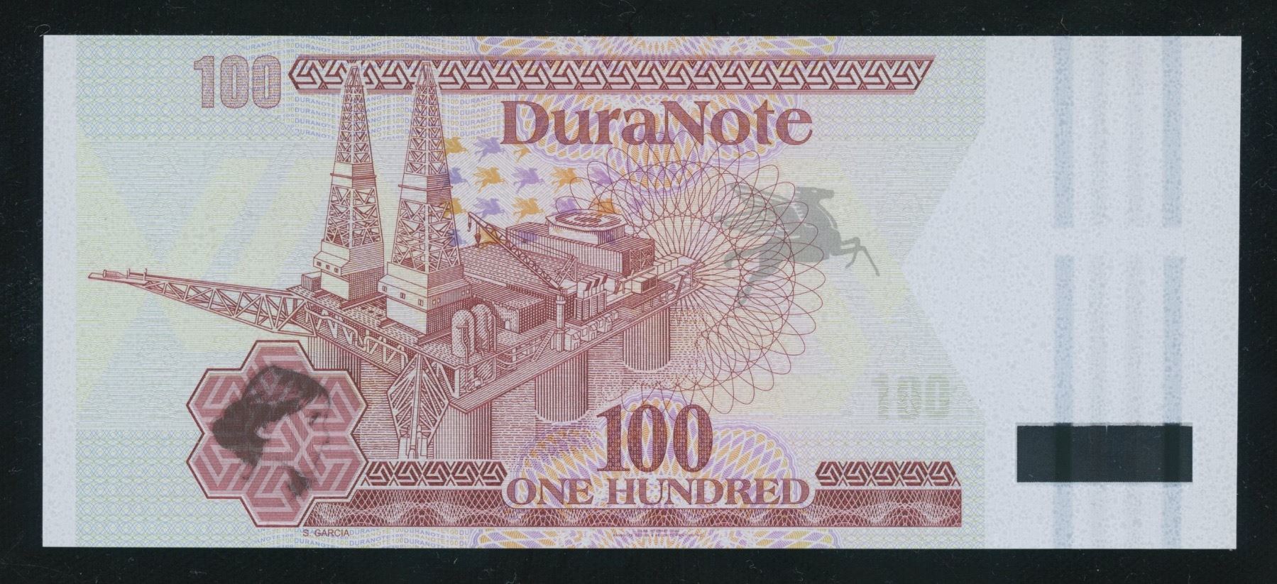 Canada BA Banknote International Polymer Test Note Security Window ...