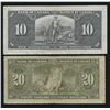 Image 5 : Bank of Canada $1 - $100, 1937 - Matching Signatures Set