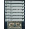 Image 1 : Bank of Canada $1 - $100, 1937 Graded Set