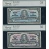 Image 3 : Bank of Canada $1 - $100, 1937 Graded Set