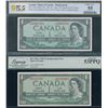 Image 3 : Bank of Canada $1 & $2, 1954 - Lot of 3 Replacement Notes