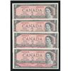 Image 1 : Bank of Canada $2, 1954 - Lot of 4 Consecutives