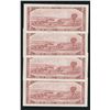 Image 2 : Bank of Canada $2, 1954 - Lot of 4 Consecutives