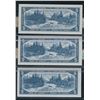 Image 2 : Bank of Canada $5, 1954 - Lot of 3