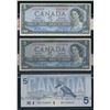 Image 1 : Bank of Canada $5 Banknotes - Lot of 3