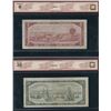 Image 2 : Bank of Canada $2 & $20, 1954 - Lot of 2