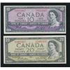 Image 4 : Bank of Canada $1 - $100, 1954 Banknote Set