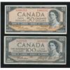 Image 5 : Bank of Canada $1 - $100, 1954 Banknote Set