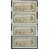 Image 2 : Bank of Canada $100, 1954 - Lot of 4 Graded Banknotes
