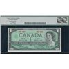 Image 2 : Bank of Canada $1, 1967 - Partial Offset of Overprint on Back