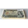 Image 1 : Bank of Canada $1, 1973 - Lot of 100 Consecutive Serial Numbers