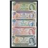 Image 1 : Bank of Canada $1 to $20 - Low Serial Numbered Set #6