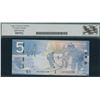 Image 2 : Bank of Canada $5, 2006 - Low Serial #198