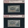 Image 2 : Dominion of Canada Twenty-Five Cents, 1900 - Signature Type Set of 3