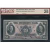 Image 1 : Dominion Bank $20, 1931