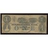 Image 1 : International Bank $1, 1858