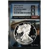Image 2 : 2020(S), a pair of S Eagle Silver PF & MS dollar, including Eagle Emergency Production First Day of 