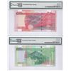 Image 2 : HK & Shanghai Banking Corp., Lot of 2, 2003, $50 & $100, Same S/N: ZZ007309. Both PMG 67EPQ. Replace