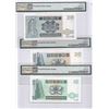 Image 2 : Standard Chartered Bank, Lot of 3, 1985 &1993, $10 A, $20 A& $20 A, Same S/N: A013210. All PMG 66EPQ